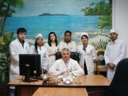 Студенты ДГМА с доктором Абуязидовым А.М.